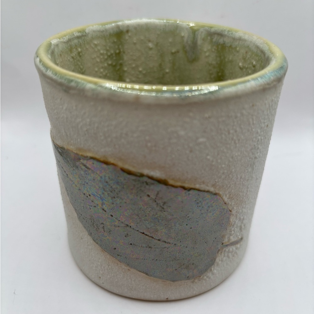 White Ceramic Art Mug